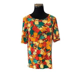 M LuLaRoe Disney Gigi Fitted Top Fantastic Oogie Boogie Medium